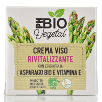 Відновлюючий крем для обличчя , BIO Vegetal, Crema viso rivitalizzante, Asparago BIO E Vitamina E, Green-visa 50мл