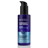 Ночная сыворотка для увлажнения волос, OverNight Hair Ultra Rehydrating Repairing, Revuele, 150ml