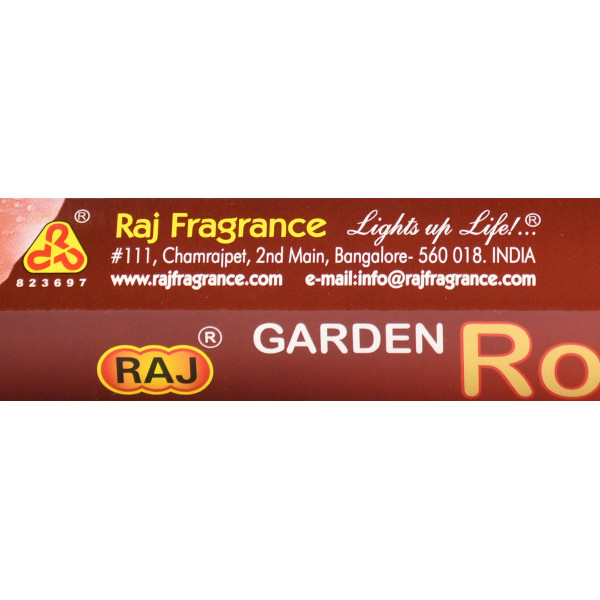Аромапалочки роза, угольные, Garden Rosa, Raj, 20шт