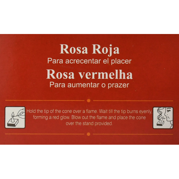 Ароматические конусы производство, Даршан, Darshan,  Rose / Роза Индия, 10 шт в пачке