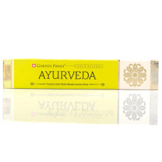 Аромапалочки, Благовония индийские пыльцовые Аюрведа, Ayurveda Garden Fresh, 15 г