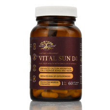 Vital Sun D3, Sacred Leaves. 60 veg.capsules Витамин Д3 5000 IU 