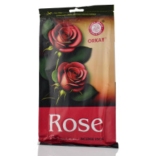 Аромапалочки, угольные с ароматом розы, Rose, Orkay, 110г