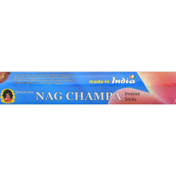 Аромапалочки, вугільні, Nag Champa, SreeVani. 20шт – аромат духовності та спокою
