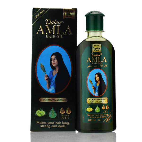 Натуральное масло для волос с амлой Дабур Dabur Amla 200 мл Hair Oil.