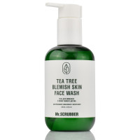 Гель для вмивання з олією чайного дерева та алое соком, Tea Tree Blemish Skin Face Wash, Mr. Scrubber, 200ml - очищення пір, акне, почервоніння
