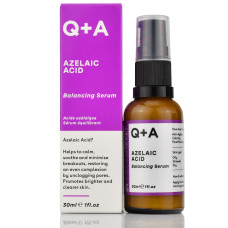 Сыворотка для лица с азелаиновой кислотой Azelaic Acid Balancing Serum Q+A 30 мл - при воспалениях, пигментации, морщинах
