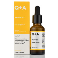 Сироватка з пептидами для обличчя Peptide Facial Serum Q+A 30ml оновлює, зволожує, підтягує