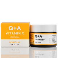 Освітлюючий крем для обличчя з витамином C Vitamin C Radiance Face Cream Q+A 50g пігментація, зморшки