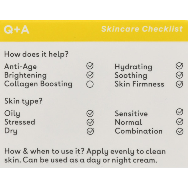 Захисний крем для обличчя з керамідами Q+A Ceramide Barrier Defence Face Cream 50g