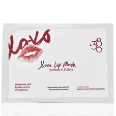 Гидрогелевая маска для губ, ХоХо Lip Mask, Hydrates Softens,  380 Skincare ,  1 шт