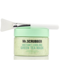 Охлаждающая маска с экстрактом зеленого чая Instant Cooling Green Tea Mask Mr.SCRUBBER 250 мл + Силиконовый шпатель для нанесения масок