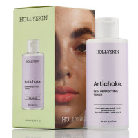 Тонер для лица с артишоком охлаждающий Hollyskin, Artichoke, Skin Perfecting Toner, 150ml - против отеков, пигментации, для сужение пор, 