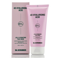 Гелевая маска для глубокого увлажнения с гиалуроном 4D Hyaluronic ACID, Jelly Hydrating Face Mask, Mr.Scrubber 100ml