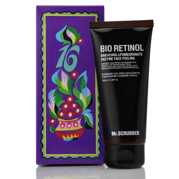Энзимный гель-пилинг для лица с бакучиолом и энзимом граната Mr.Scrubber Bio Retinol, 100 ml - адвент (16)
