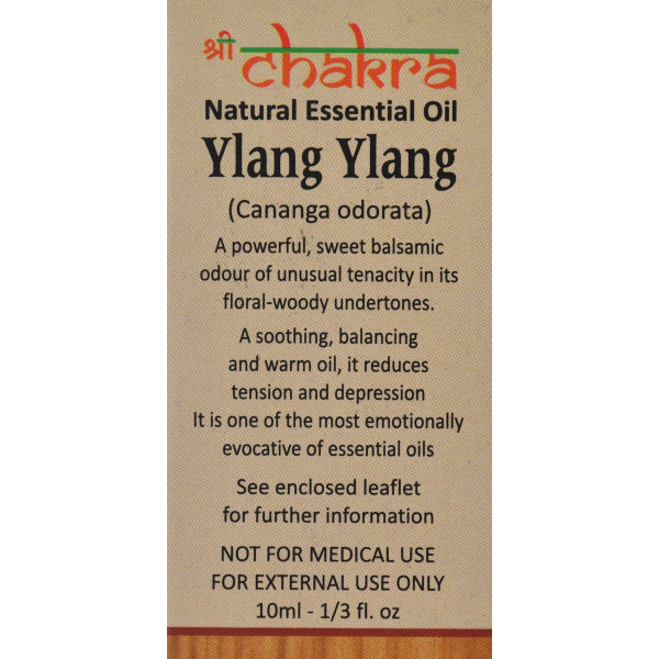 Натуральное эфирное масло , Ylang Ylang, Natural Essential Oil, Chakra 10 мл 