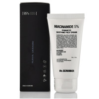 Успокаивающий крем для лица Niacinamide 5% с ниацинамидом и пробиотиками Mr. Scrubber, 50г устраняет раздражение и покраснение, улучшает цвет