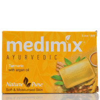 Аюрведическое мыло медимикс Куркума & Аргановое масло / Medimix Ayurvedic Turmeric Argan Oil Soap / 125 г
