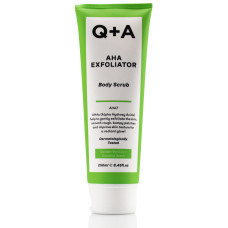Скраб для тела с кислотами АНА с ванилью и кокосом, Body Scrub AHA Exfoliator, Q+A, 250 ml