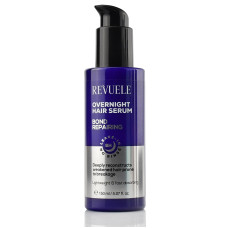 Ночная сыворотка для волос реконструкция за 8 ч, OverNight Hair Serum Bond Repairing, Revuele, 150 мл