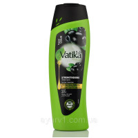 Шампунь з екстрактом чорних оливок Vatika для чорного волосся , Dabur , Ватика , ОАЕ , 400мл