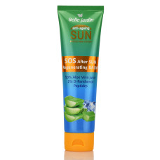 Anti-ageing, Aloe Vera, SOS After Sun, 100ml ,  Belle Jardin,  Восстанавливающий бальзам после загара с алоэ, пантенолом и пептидами 