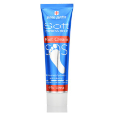 Крем для ног интенсивного действия с 4% мочевины, Belle Jardin, Soft Express Help, Foot Cream, 100ml