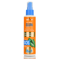 Anti-agein, Sun Protection, Spf 30, 8 in 1, 160ml, Солнцезащитный водостойкий спрей 8 в 1 Belle Jardin
