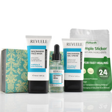 Подарунковий набір для догляду за шкірою обличчя Revuele Niacinamide Collection