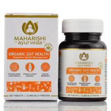 Гат Хелс Maharishi Ayurved Organic Gut Health, 60 таблеток - для здорового пищеварения и чистой кожи изнутри