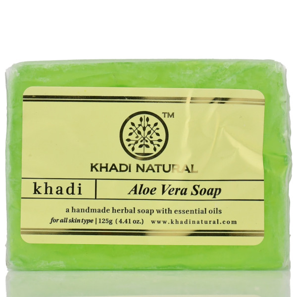 Натуральное мыло с различными эфирными маслами с глицерином, Кхади, Khadi Soap, 125 г