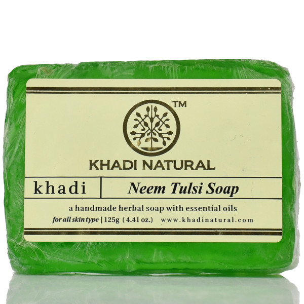Натуральное мыло с различными эфирными маслами с глицерином, Кхади, Khadi Soap, 125 г