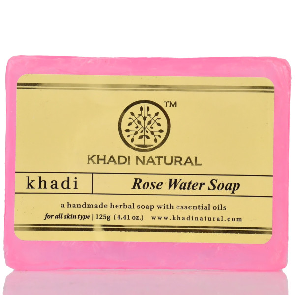 Натуральное мыло с различными эфирными маслами с глицерином, Кхади, Khadi Soap, 125 г