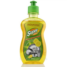 Гель для мытья посуды, Super Dishwash gel, Lemon Power, Patanjali 250ml