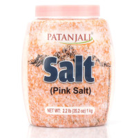 Натуральна рожева хімалайська сіль, Гімалайська рожева сіль, Salt Pink salt Patanjali 1kg