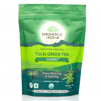 Классический зеленый чай с тульси , Tulsi Green Tea Classic, Organic India , 100 г