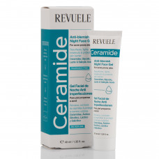 Ночной гель против акне, Ceramide, Revuele, 40 ml