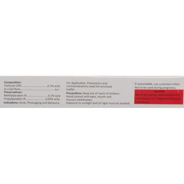 Гель Ретінол Третиноїн Tretinoin Gel USP A-Ret 0,1% Menarini 20 г