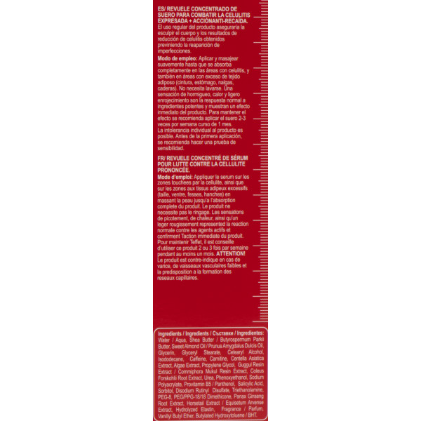 Сыворотка против выраженного целлюлита, Serum-concentrate, Termoeffect, Detox and Slim, Revuele, 200 ml