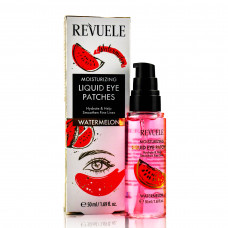 Увлажняющие жидкие патчи с арбузом, Liquid EYE Patches, Watermelon, Revuele, 50 ml