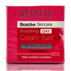 Дневной крем флюид для лица, Smoothing Cream-fluid 3D hyaluron, Revuele, 50 ml