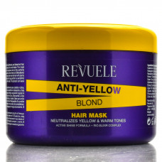 Маска для блондинок, антижелтый эффект, Hair Mask Anti-Yellow, Revuele, 500 ml