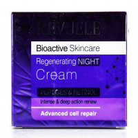 Ночной крем для лица с ретинолом и пептидами, Regenerating Night Cream, Revuele, 50 ml