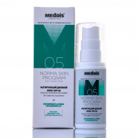 Крем матирующий для лица spf 20, matting cream for oily acne skin, norma skin program, №1, Meddis laboratory, 30 мл