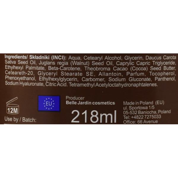 Bellе Jardin, Triumph Bronze & Shine, Tanning Booster, 218ml  Усилитель загара для кожи с эффектом бронзового сияния, крем для загара