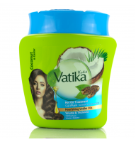 Маска с кокосовым и касторовым маслом, Ватика , Dabur Vatika Repair & RestoreTreatment Cream , 500 мл