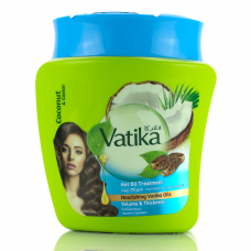 Маска с кокосовым и касторовым маслом, Ватика , Dabur Vatika Repair & RestoreTreatment Cream , 500 мл