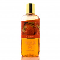 Гель для душу, Полуниця, Blushing Strawberry Shower Gel, Vaadi Herbals, 300мл