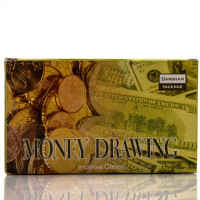 Ароматические конусы Привлечение денег,   производство, Даршан, Darshan, Money Drawing  Индия, 10 шт в пачке