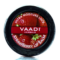 Полуничний бальзам для губ, Lip Balm – Strawberry, Vaadi Herbals 10 мл